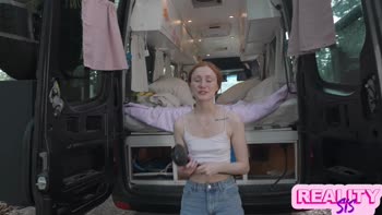 Scarlet Skies Seduces Stepbrother Parker Ambrose in POV Outdoor Adventure
