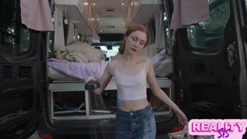 Scarlet Skies Seduces Stepbrother Parker Ambrose in POV Outdoor Adventure