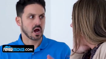 Stepdad and Stepson Share the Hottest Girl From the After Party in Secret