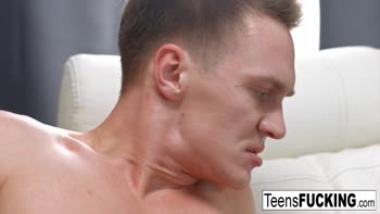 Busty teen (18+) Katarina Muti stretches her ass out with a big dick!