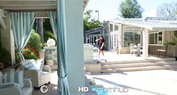 FantasyHD - Petite student Ariana Marie fuck for the first time