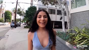 Angel's Sultry Debut: Rough Public Casting Session