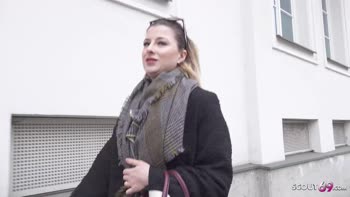German Scout's Munich Pickup - Petite Beauty Mia Minou's Hardcore Casting