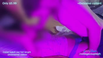 College-Couple's Steamy Panty Moment: Hands-On Action in Satin