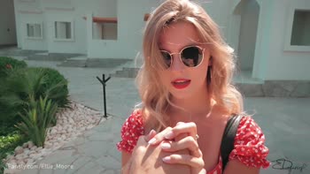Stranger's Charm Leads to Steamy Vacation Sex with Miss Ellie Moore