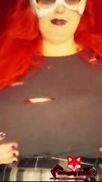 Stormy Foxx's Seductive Redhead BBW Tease