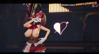 Sweet Life Hentai Y's Houshou Marine: Uncensored Dance Delight!