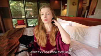 Diana Rider's Redhead Cosplay Seduction: POV Public Masturbation