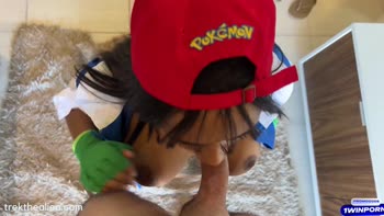 Trek The Alien's Nerd Girl Fantasy: A Pokémon Cosplay Orgy