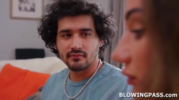 Arabelle Raphael Teases Stepson With Her Massive Juggs Then Devours His Veiny Dick