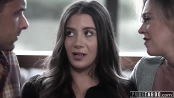 Natalie Brooks Seduces Her Godparents in a Forbidden Threesome