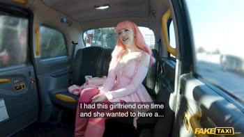 Charlie Dean and Pink-Haired Cutie Evie Rees Savor a Big Dick Creampie Ride