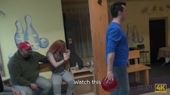 HUNT4K. Sex in a bowling place - I've got strike!