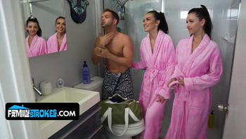 “let’s Fuck Another Neior!” Cumslut Stepsisters Drain the Dude Next Door
