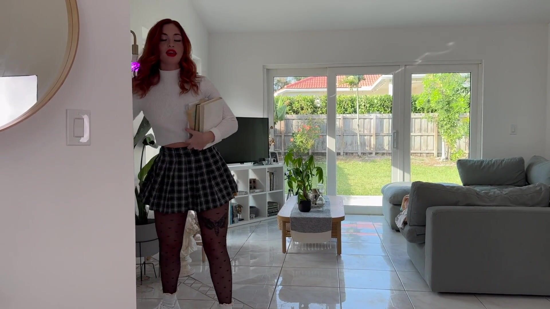 Cute Redhead Fucked by Tutor