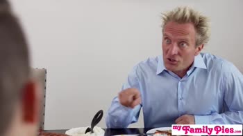 MyFamilyPies -"Sit you ass down with your tiny pecker and wait until we finish our dessert"