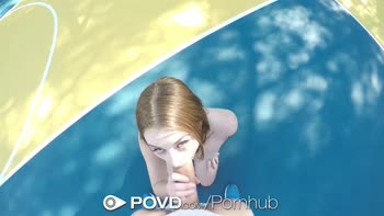 Danni Rivers - Danni's Sizzling POV Adventure: Teen (18+) Redhead Outdoors