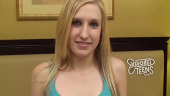 Skinny Blonde Teen (18+) Makes Her Debut in POV Casting
