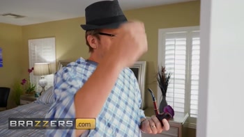 Brazzers - Ebony Mystique Catches Juan & Sally D'Angelo Fucking & Guess What? She Wants To Join In