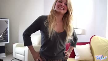 Taylor's Sweet Teen (18+) Interview: Blonde Girlfriend Fun