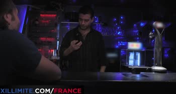French Frenzy: Petite Brunette's Anal Sauna Seduction