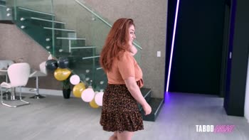 Thicc Redhead Step Daughter Cory Chase Seduces Dad Luke Longly