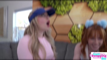 Nadia Noja tells Stepbro, "Tonight you're going to get a hole in one with the 3 of Us!"