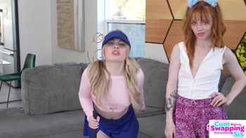 Nadia Noja tells Stepbro, "Tonight you're going to get a hole in one with the 3 of Us!"