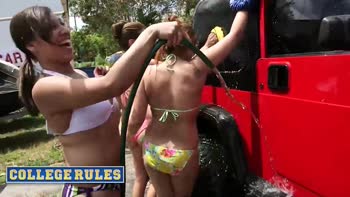 College Cuties in Steamy Outdoor Sex Sessions