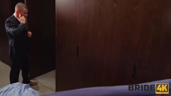 BRIDE4K. Anna De Ville can't wait for the wedding night and decides to fuck right before the ceremony