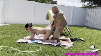 Natasha Michael Official - Natasha's Stepdad Seduction: Outdoor Photoshoot Fucks & Cum