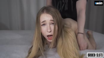 Broken Sluts: Teen (18+)'s Wild Ride to Multiple Screaming Orgasms