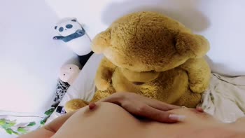 JulyLuane's Teddybear Tease: Anal Creampie & More!