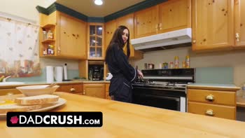 Madi Collins Seduces Stepdad in a Steamy Blowjob Surprise
