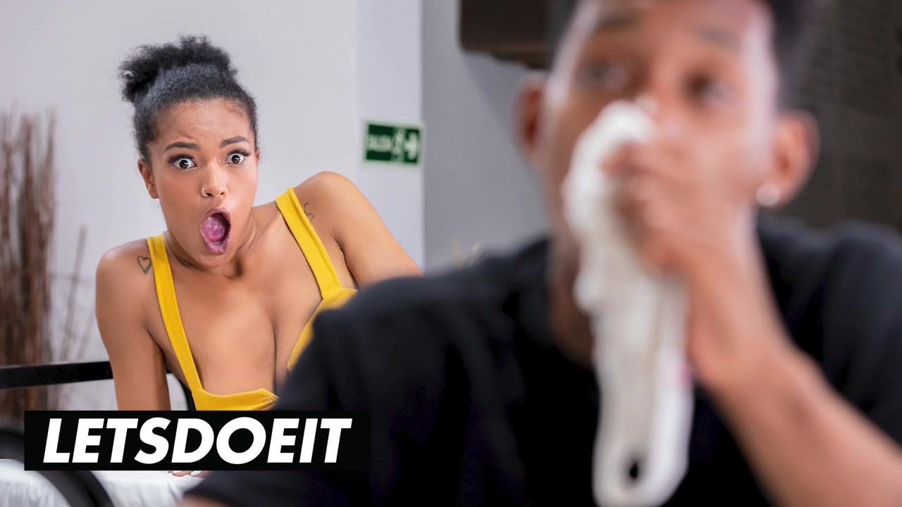 Panty Sniffer Gets To Fuck His Ebony Roommate In The Ass - LETSDOEIT