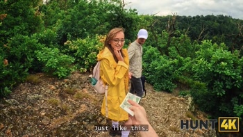 HUNT4K. She sucked a dick and kissed her BF after
