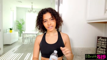 Dick Thirsty Dani Diaz Is Obsessed With Stepbro's Huge Hard Cock