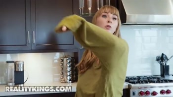 REALITY KINGS - Scott Doesn't Believe That His Hot Roomie Angel Youngs Lets Him Fuck Her Pussy & Ass