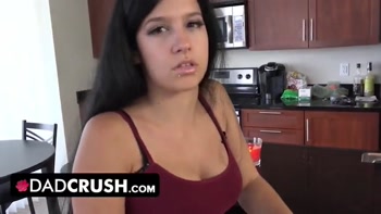 Misbehaved Teen (18+) Let Stepdaddy Pound Her Hairy Pussy Than Getting Grounded