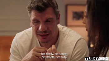 TUSHY Tight Tiny Actress Eva Generosi Has Passionate Anal With Director