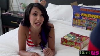 BrattySis Red, White, and Big Dick Blowjobs Celebration Compilation