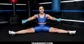 Lilly Hall's Big Booty Kickboxing Frenzy Ends in Steamy Sex