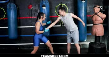 Lilly Hall's Big Booty Kickboxing Frenzy Ends in Steamy Sex