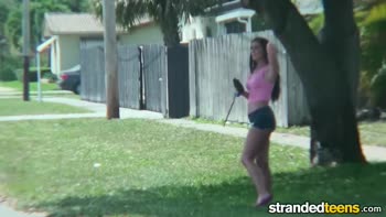 Brittany Shae's Curvy Charm: Car Crash Leads to Cock Discovery