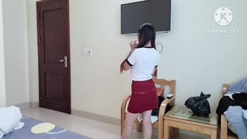 Slender Atran1997's Loud Orgasm in Red Dress