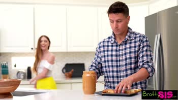 Myra Moans Seduces Stepbro with Steamy Teasers