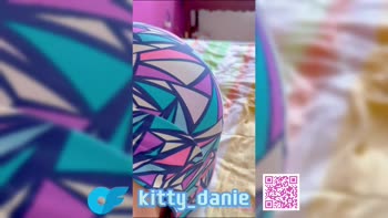 Kitty Danie's Sultry Post-Gym Solo