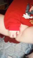 Dirty2001queen's Hairy Pussy Teasing with Big Dildo