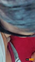 Mexican College Cutie Sucks Classmate's Dick in Uniform