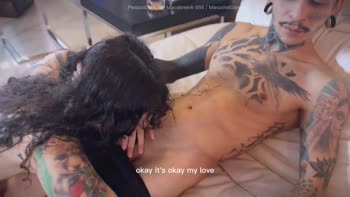 Macabre Ink Fucks Her Girlfriend's Sis in Public